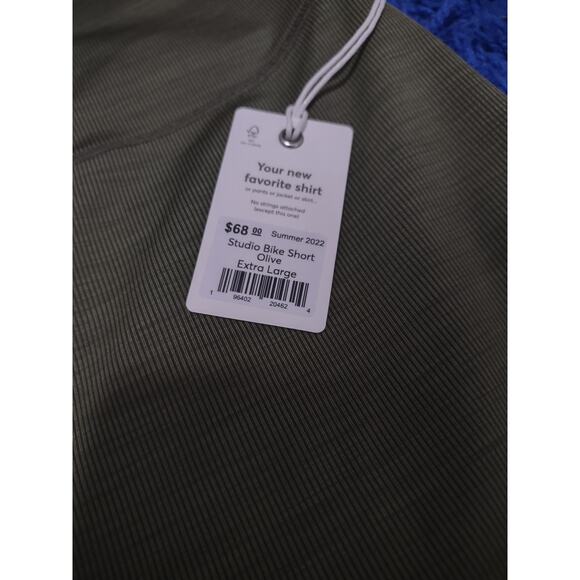 Marine Layer Studio Bike Short Olive Green Size XL - Picture 3 of 7